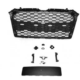 Kühlergrill für Audi A4 B9 look black chrome RS4