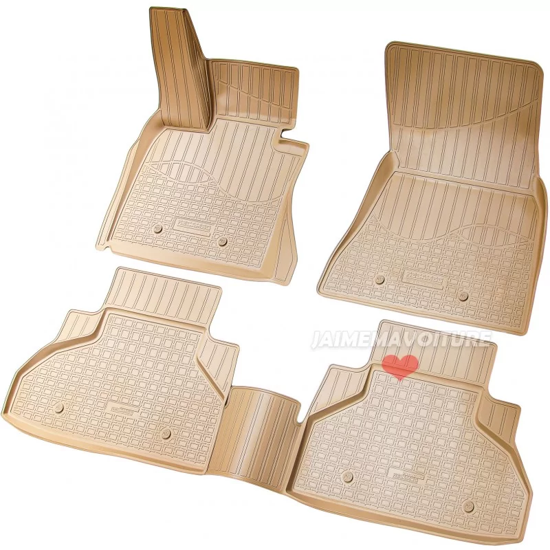 Tapis beige BMW X6 2014-2019 Tapis beige BMW X6 2014-2019