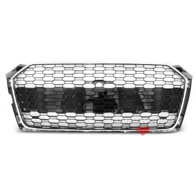 Grille for Audi A5 2016 2017 2018 2019 look RS5 grille - black chrome