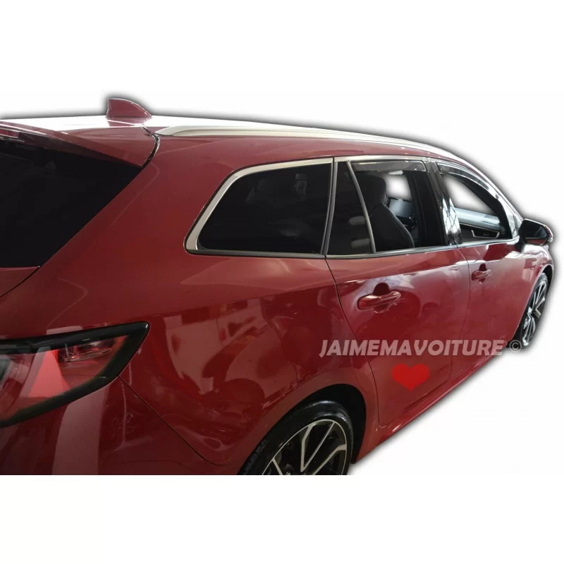 Front/rear deflectors for Toyota Corolla XII Break 2018 2019 2020 2021 2022