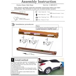 Step for Toyota CHR 2017+