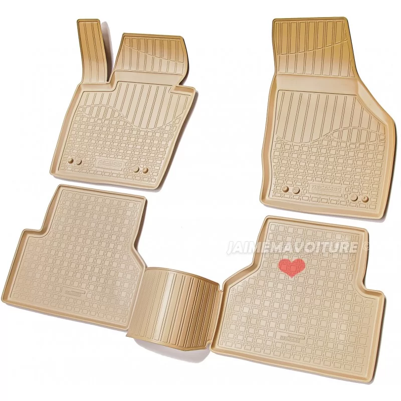 Beige matta till Audi Q3 2011-2018