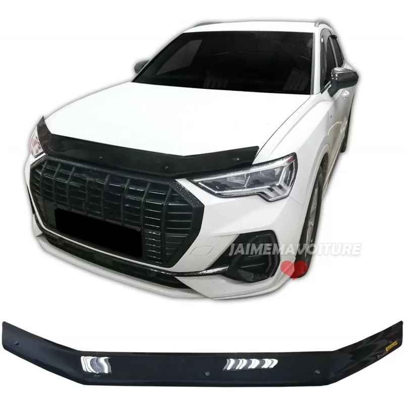 Front/rear deflectors for Audi Q3 2018 2019 2020 2021 2022