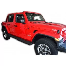 Déflecteur vitre avant arrière Jeep Wrangler JL IV 2019 2020 2021 2022