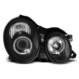 Negro luces ojos de angel para Mercedes CLK W208