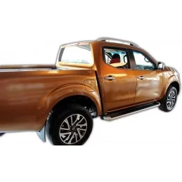 Déflecteurs avants + arrières pour Nissan Navara NP300 2015-2019