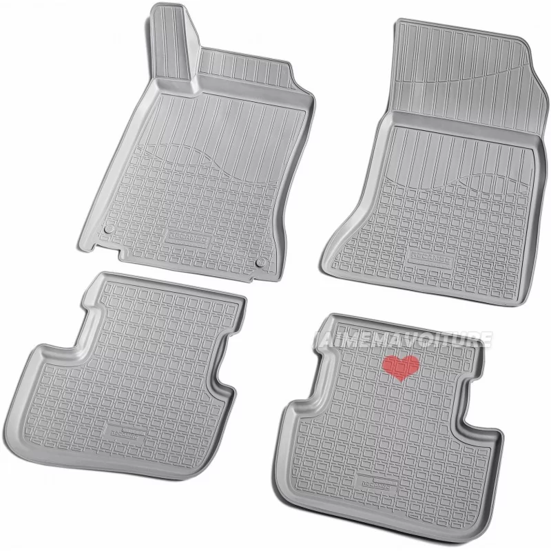 Tapis voiture gris pour Mercedes classe A W176 2012-2018