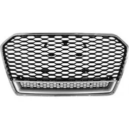 Kühlergrill für Audi A6-2015-2018 aussehen RS6 - schwarz grau