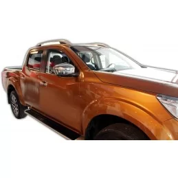 Déflecteurs avants + arrières pour Nissan Navara NP300 2015-2019