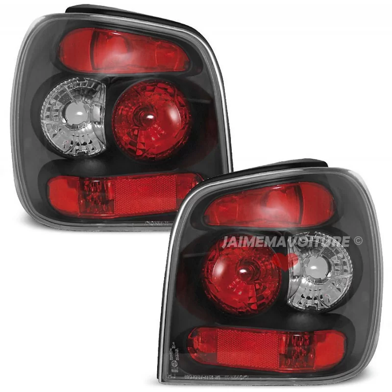 Zwart achterlicht VW Polo 6N 1994-1999 Zwart achterlicht VW Polo 6N 1994-1999