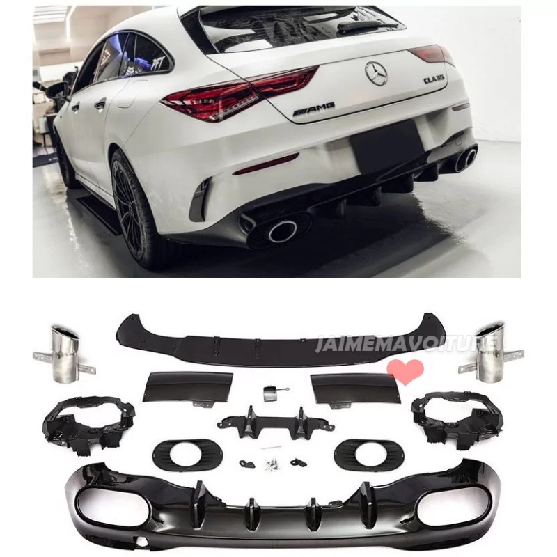 Difusor para Mercedes CLA 45 AMG Difusor para Mercedes CLA 45 AMG