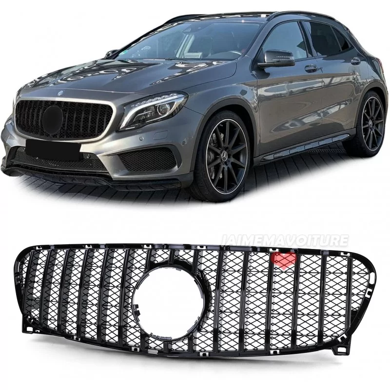 Grille Mercedes GLA - grey diamond