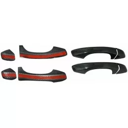 4 Carbon-look door handle covers for VW GOLF 7 - 5P