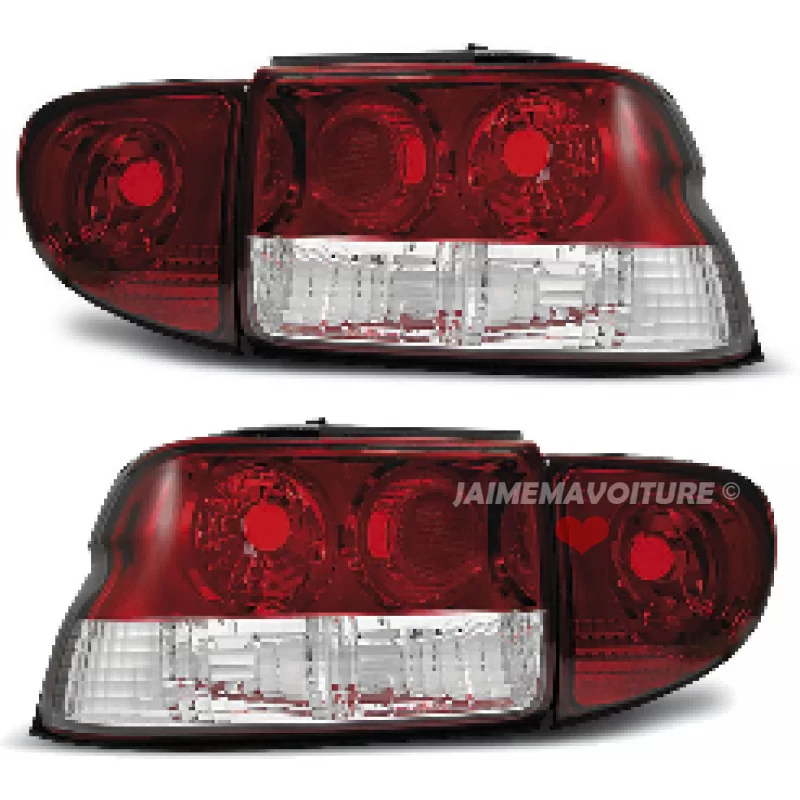 Luces traseras Ford Escort MK6 7 Cristal Red 1992-1998