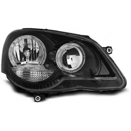 Fari anteriori per VW Polo 9N3 Angel eyes 2005-2009