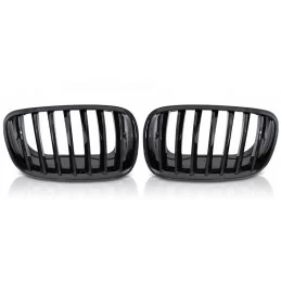 Grille de calandre pour BMW X5 E70 X6 E71 Noire Vernie