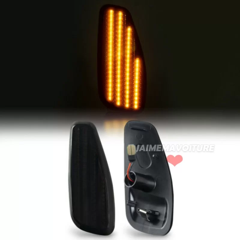 Paire de clignotants led pour Jeep Renegade - Noir