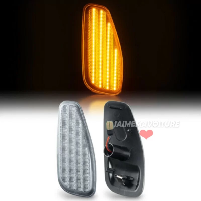 Pair of LED Turn Signals for Jeep Renegade - Black