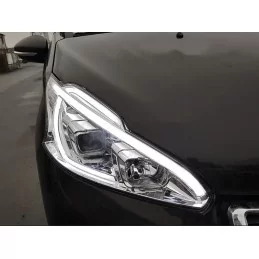 Pilotos traseros led para Peugeot 208 - rojo blanco