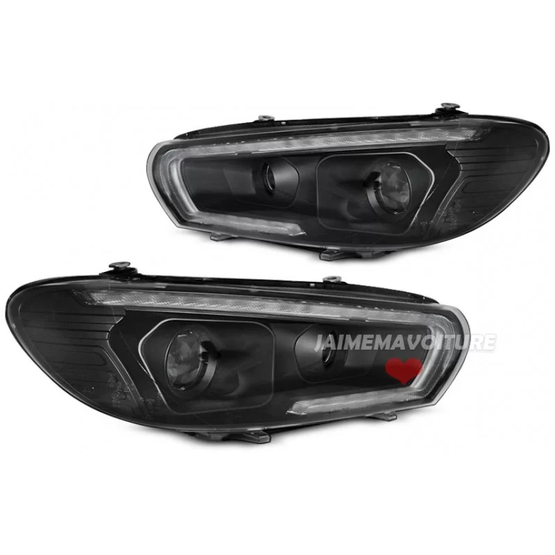 Faros led de xenón para Scirocco - Chrome Faros led de xenón para Scirocco - Chrome