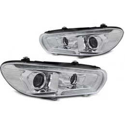 Faros led de xenón para Scirocco - Chrome