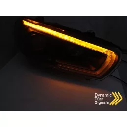 Feu avant led pour VW Scirocco 2014-2017 - Noir