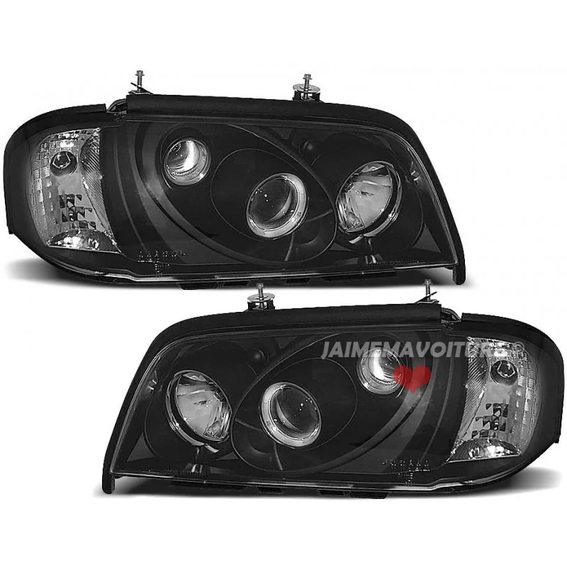 Front headlights for Mercedes class C W202 black Front headlights for Mercedes class C W202 black