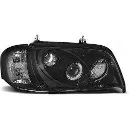 Front headlights for Mercedes class C W202 black