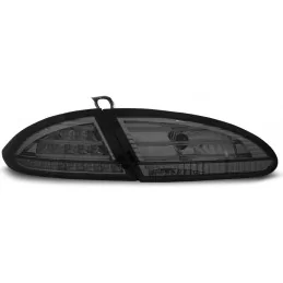 Feux arrières led pour Seat Leon cristal fumé noir