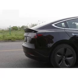 Spoiler aileron becquet pour Tesla Model 3 noir