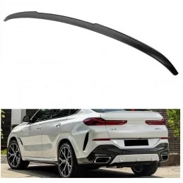 Becquet aileron de couleur noire pour BMW X6 G06