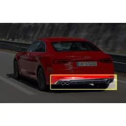 Diffuseur S5 Audi A5 Coupé / Sportback SLINE