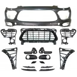 Front bumper Porsche Cayenne 2010 2011 2012 2013 2014 look Cayenne TURBO