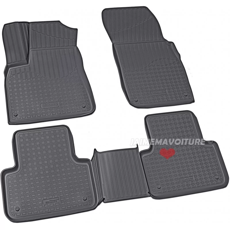 Tappetini in gomma 3D per Audi Q7 2015 2016 2017 2018 2019 2020