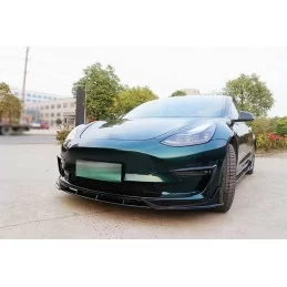 Kit carrosserie sport pour Tesla Model 3 noir verni