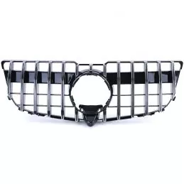 Frontgrill till Mercedes GLK 2012-2015 GT AMG look - Svart