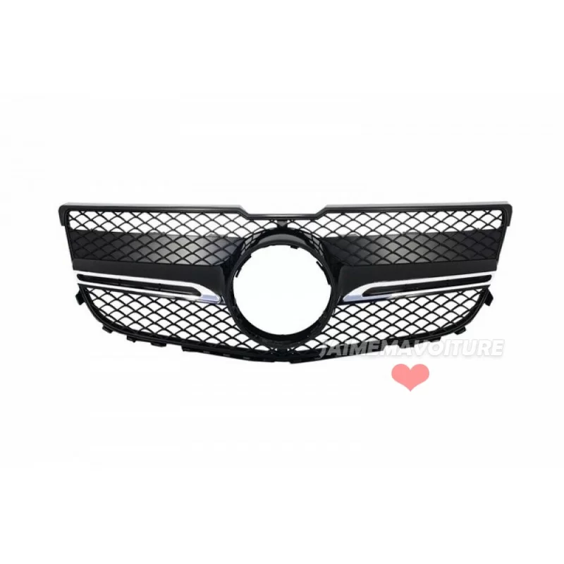 Griglia radiatore per Mercedes GLK 2012-2015 look AMG - NERO CROMATO Griglia radiatore per Mercedes GLK 2012-2015 look AMG - NERO CROMATO