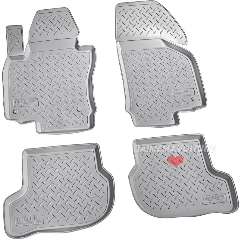Alfombras para VW Tiguan 2007-2016 - beige 3D Alfombras para VW Tiguan 2007-2016 - beige 3D