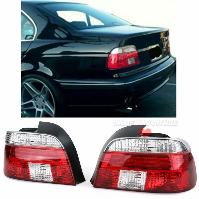 Red White for BMW E39 rear lights