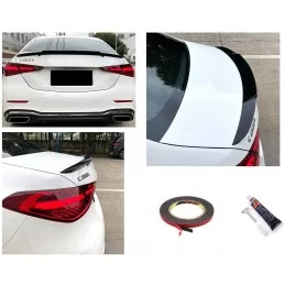 Black painted boot lid spoiler for Mercedes C-Class W206