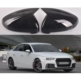 Aluminum rearview mirror covers for Audi A4 S4 and A5 S5