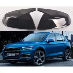 Coques rétroviseurs noir look sport pour Audi Q7 / Q5