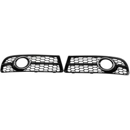 Fog grilles look RS4 for Audi A4 B8 2008-2012 - Black