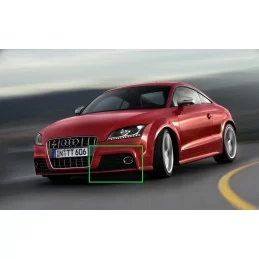 TTRS look fog grilles for AUDI TT 2010-2014 S-LINE - Black