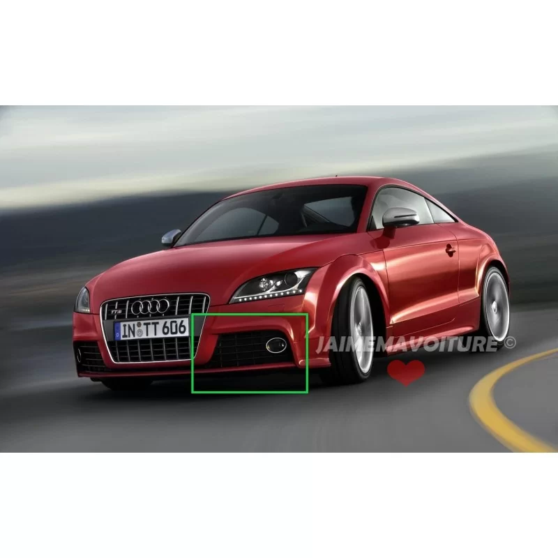 Grilles antibrouillard look TTRS pour AUDI TT 2010-2014 S-LINE - Noire