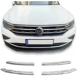 Kit molding chrome alu rear bumper Volkswagen Tiguan II / Allspace 2020-2024