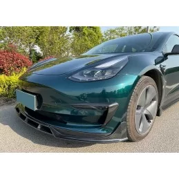 Kit de carrocería deportiva para Tesla Model 3 barnizado en negro