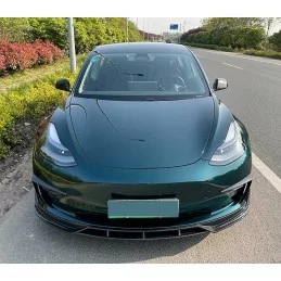 Kit de carrocería deportiva para Tesla Model 3 barnizado en negro