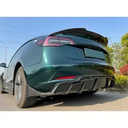 Sports body kit for Tesla Model 3 varnished black