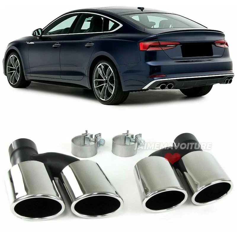 Terminali di scarico per AUDI A5 look S5 2012-2016